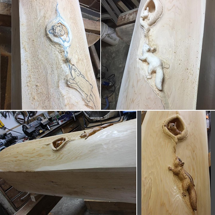 Mori Kono animales esculturas madera 14