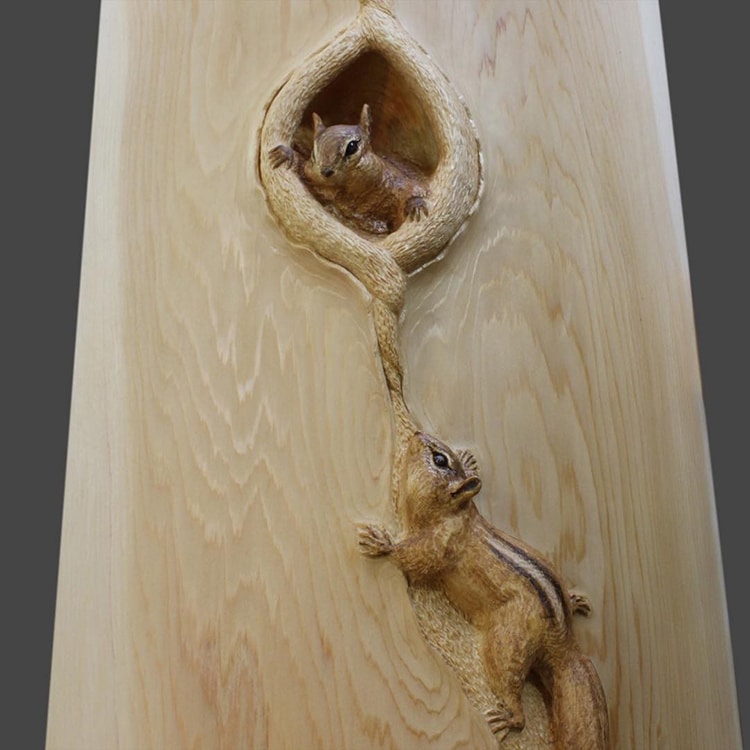 Mori Kono animales esculturas madera 15