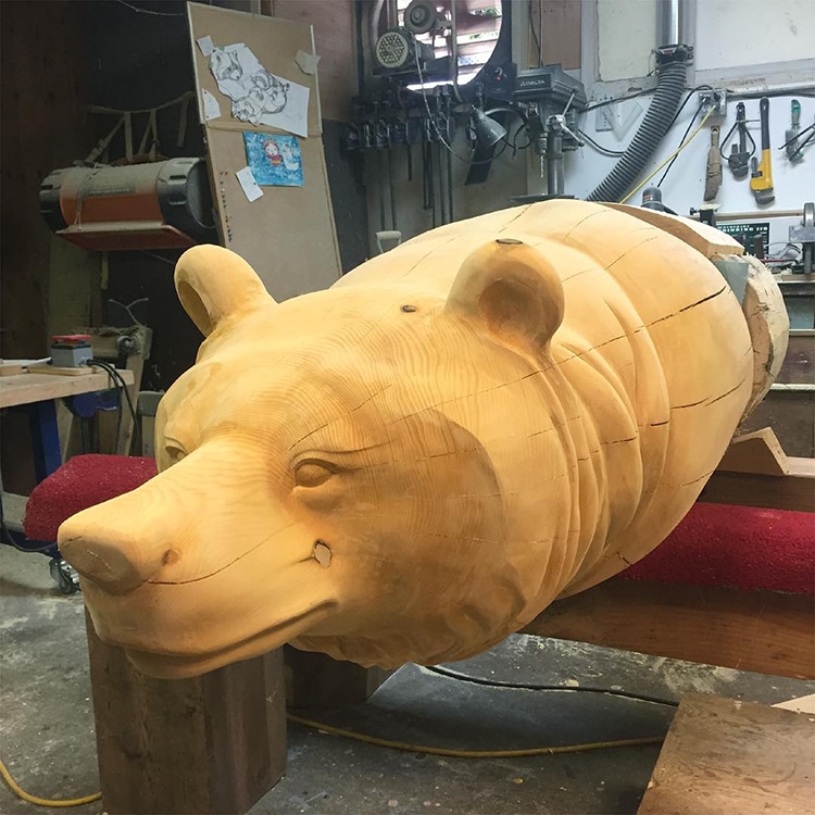 Mori Kono animales esculturas madera 9