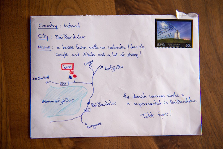 carta islandia mapa