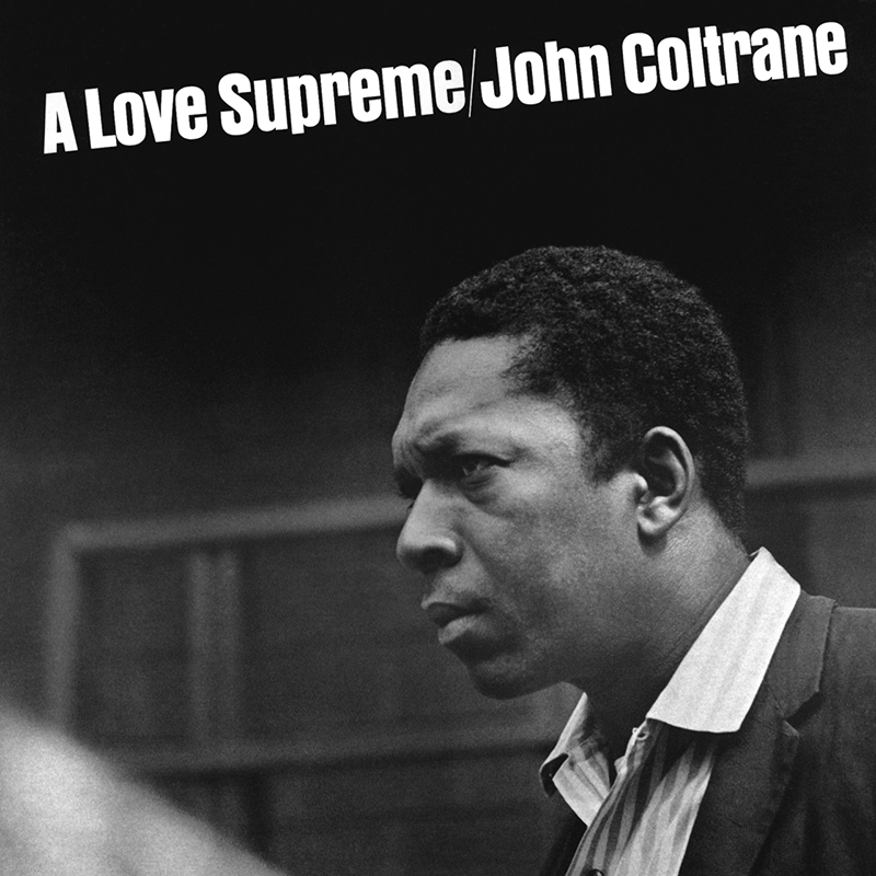 Portada del mítico álbum A Love Supreme, de John Coltrane. 1965