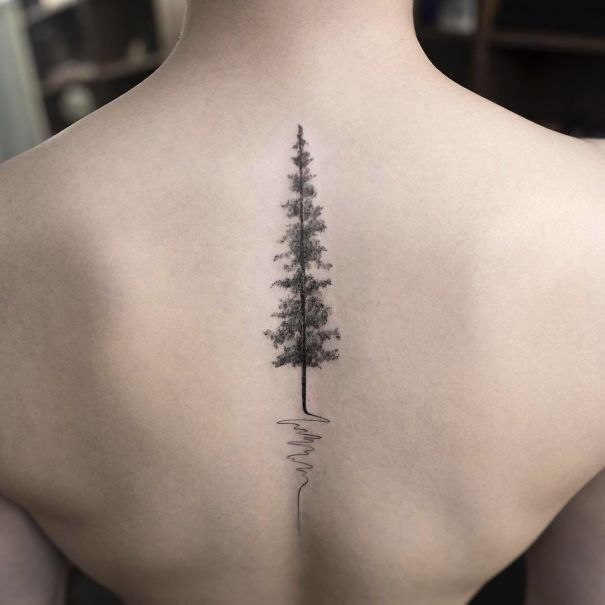 spine tattoo diseno1