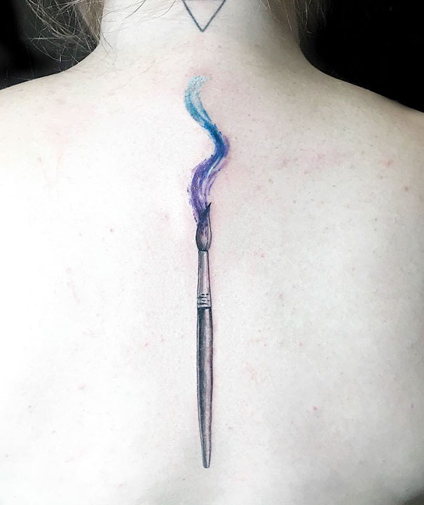 spine tattoo diseno10