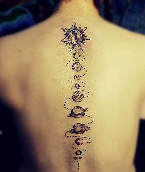 spine tattoo diseno22
