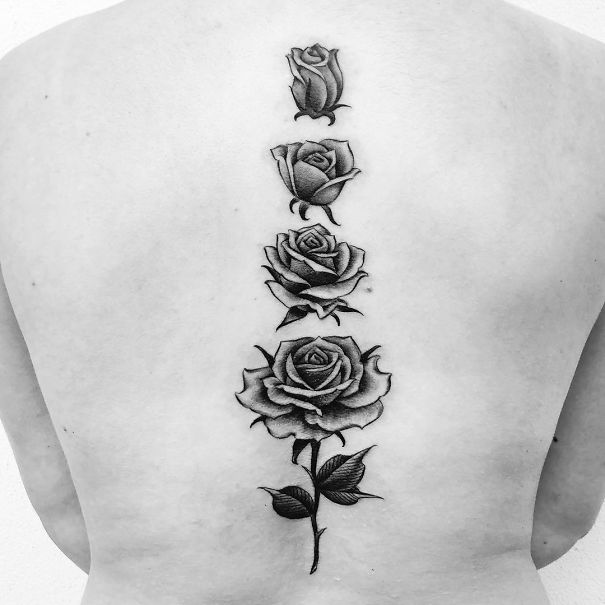 spine tattoo diseno55