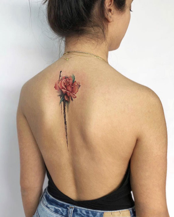 spine tattoo diseno61