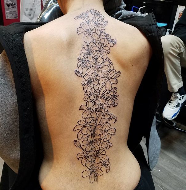 spine tattoo diseno63