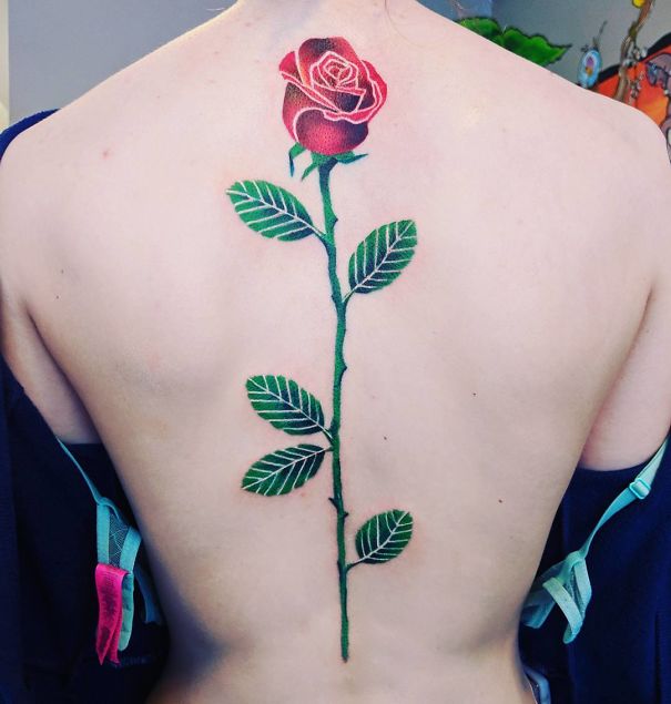 spine tattoo diseno78