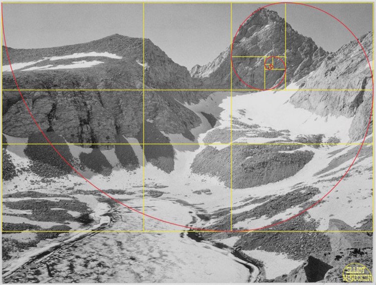 Ansel Adams Elliot McGucken proporcion aurea 12