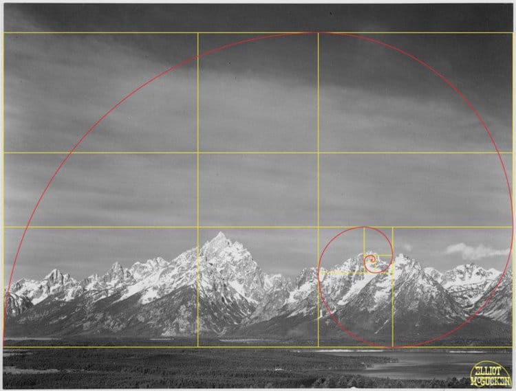 Ansel Adams Elliot McGucken proporcion aurea 13