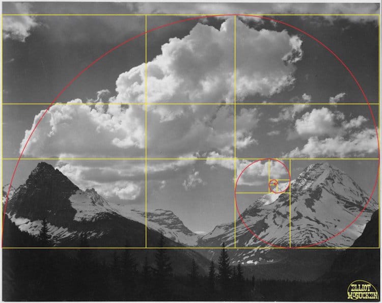 Ansel Adams Elliot McGucken proporcion aurea 15