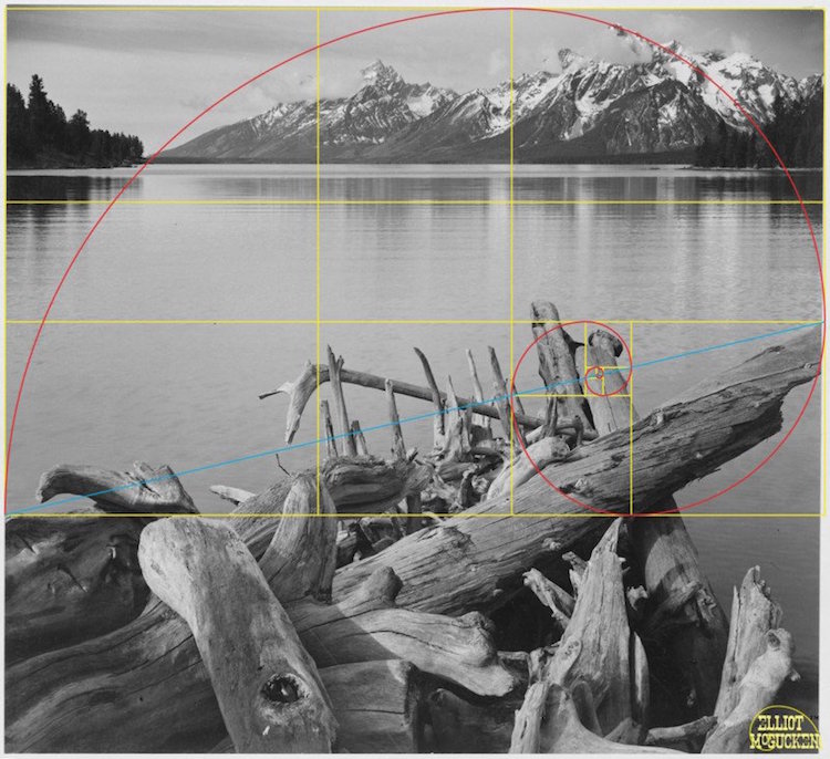 Ansel Adams Elliot McGucken proporcion aurea 17