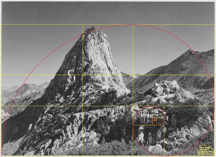 Ansel Adams Elliot McGucken proporcion aurea 20