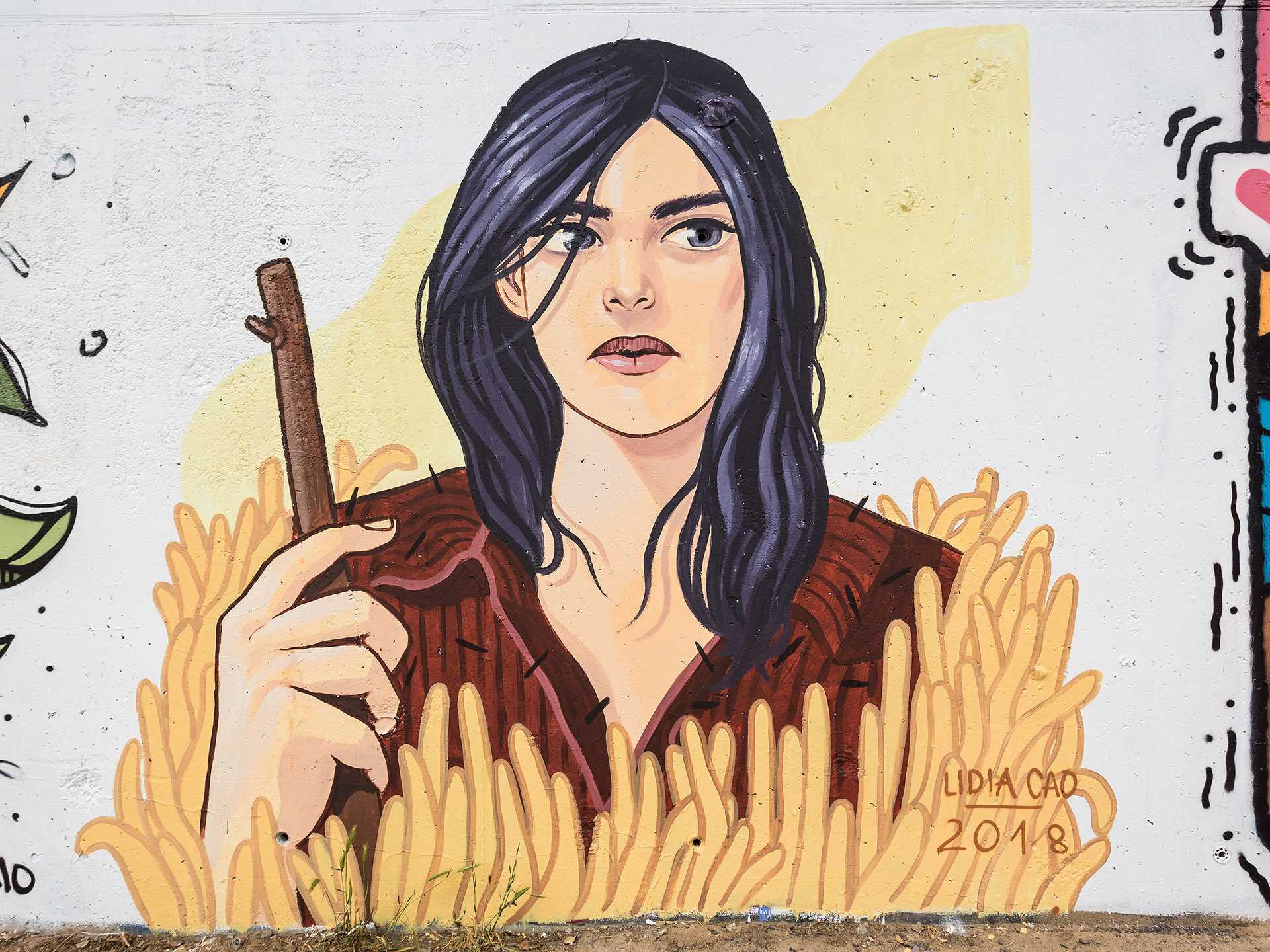 Lidia Cao Pintando el Sur MURO 31
