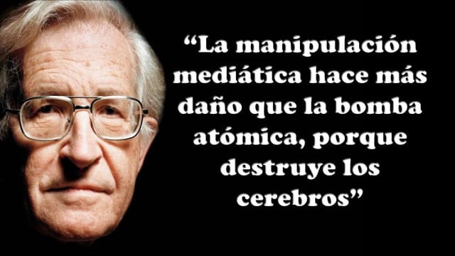 Noam Chomsky manipulación 5 culturainquieta