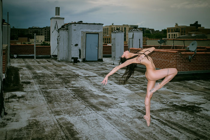 Bailarina desnudo New York, fotografía de Omar Robles