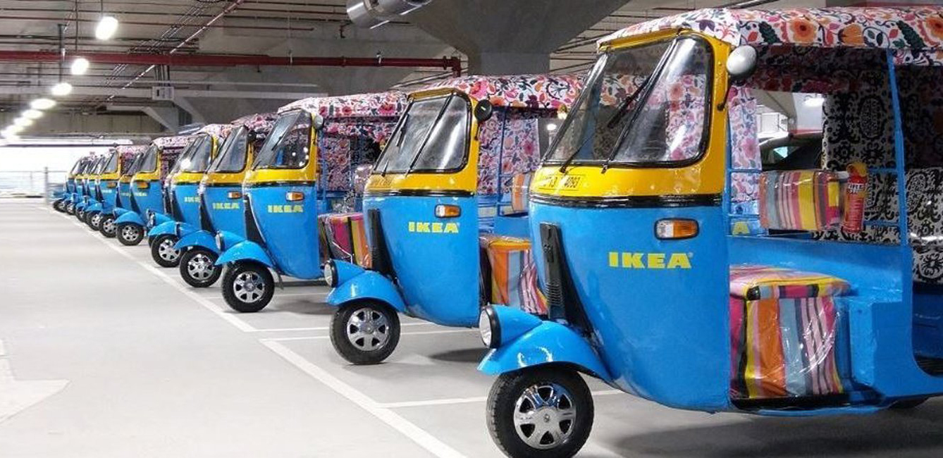 IKEA rickshaws