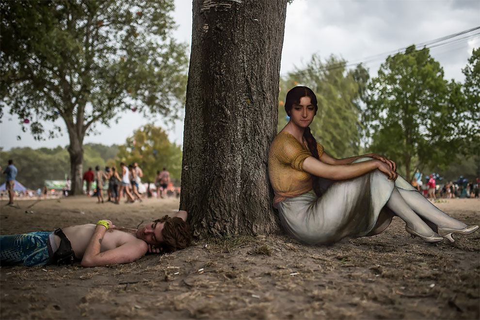 Márton Neményi 5 fotomontajes photoshop pinturasclásicas festival música arte