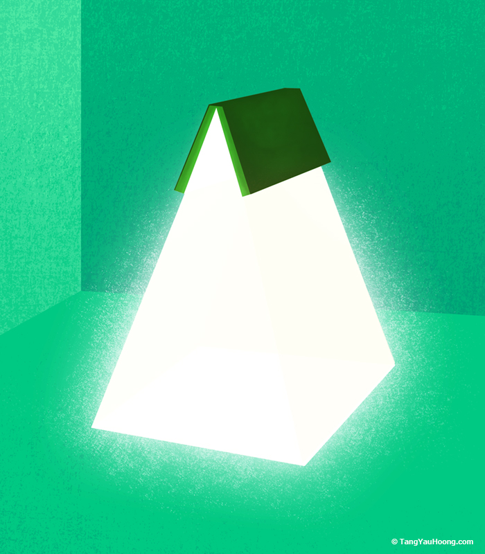 Tang Yau Hoong 10 luz dibujo surrealismo