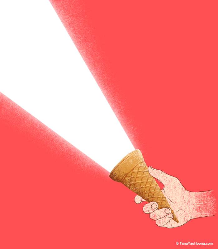 Tang Yau Hoong 11 luz dibujo surrealismo