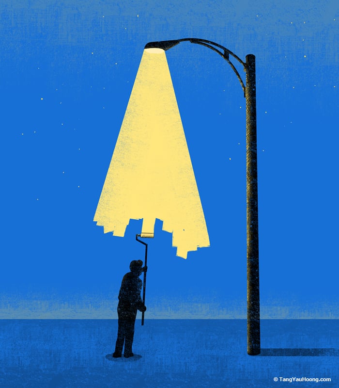 Tang Yau Hoong 1 luz dibujo surrealismo
