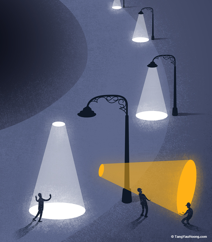 Tang Yau Hoong 3 luz dibujo surrealismo