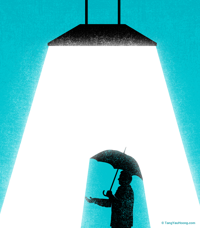 Tang Yau Hoong 7 luz dibujo surrealismo
