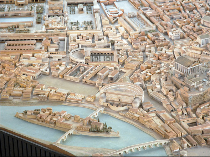Victor Plahte Tschudi maqueta antigua Roma 04