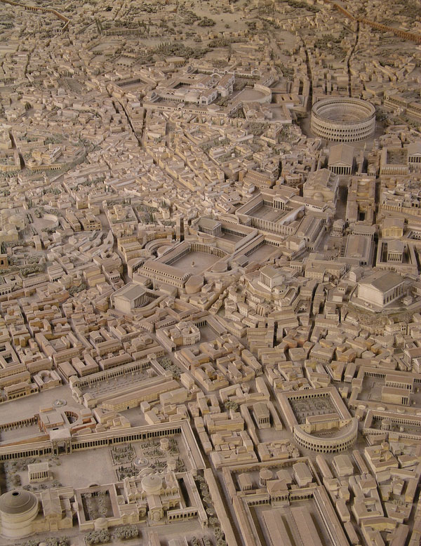 Victor Plahte Tschudi maqueta antigua Roma 06