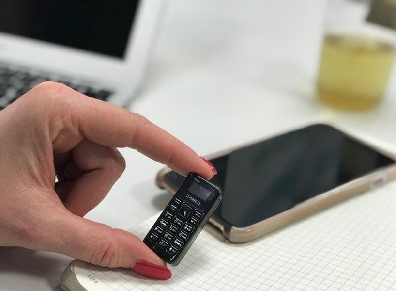 Zanco Tiny T1 1 TeléfonoMóvil máspequeñodelmundo tecnología curiosidades diseño