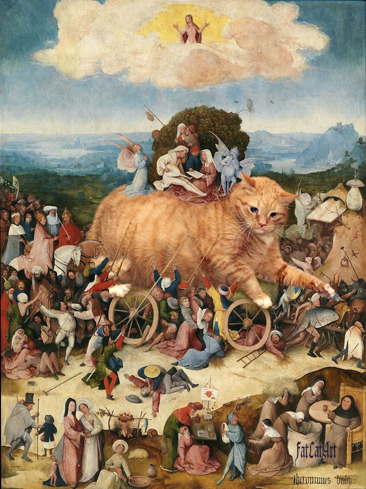 pinturas con gato 14