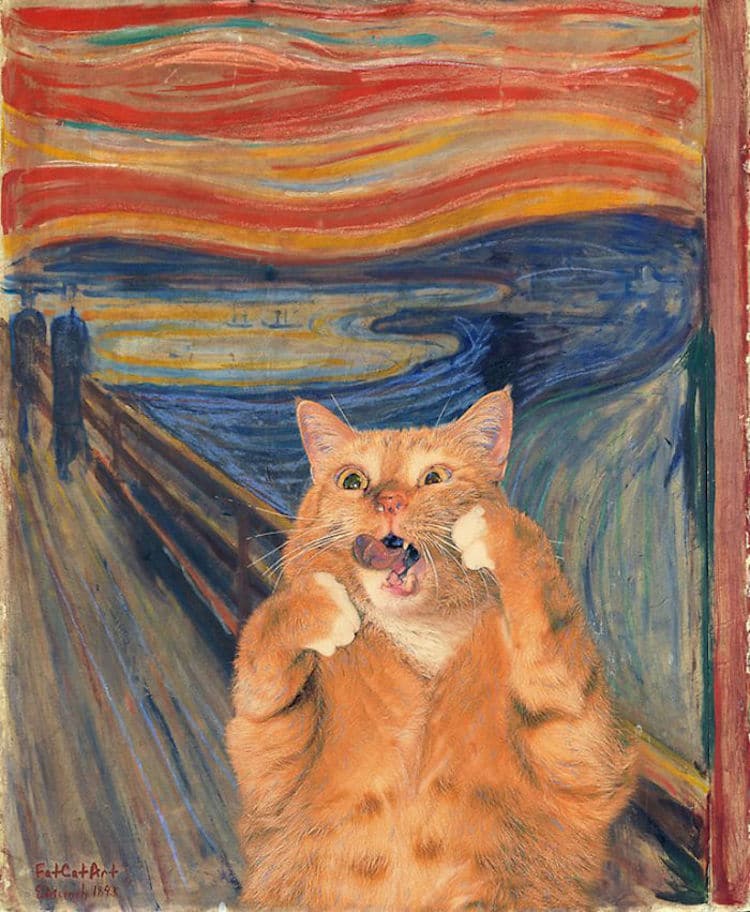pinturas con gato 20