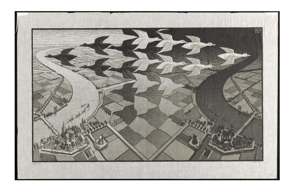 Los espacios paradójicos de M.C. Escher, disponibles gratis online