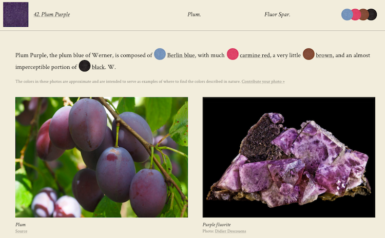 Guia colores Werner