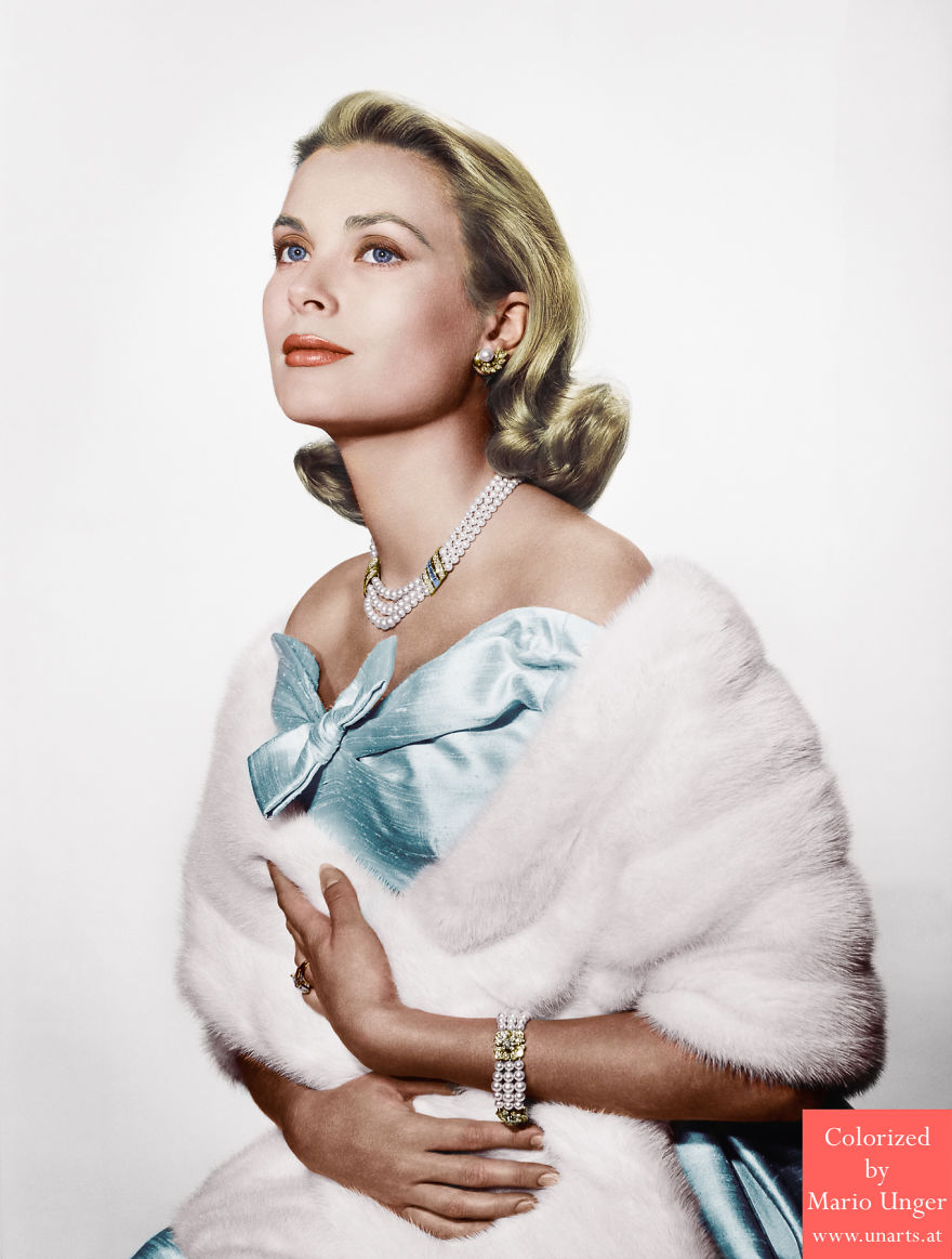 La actriz de cine, Grace Kelly.