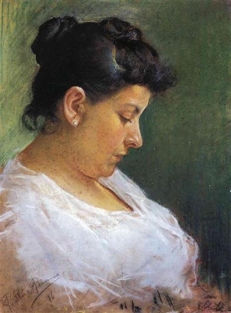 "Retrato de la madre de Picasso", 1896.