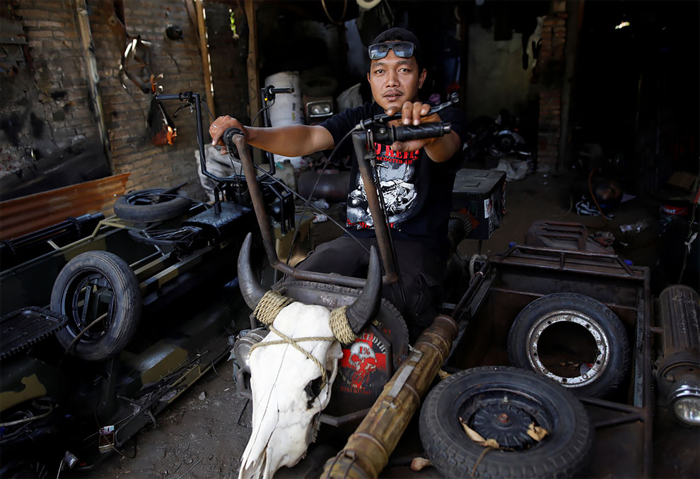 Vespas extremas 2 Indonesia vehículos motos motociclismo diseño planeta mundo