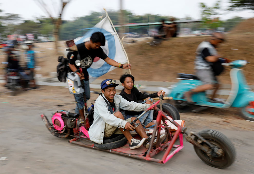 Vespas extremas 7 Indonesia vehículos motos motociclismo diseño planeta mundo