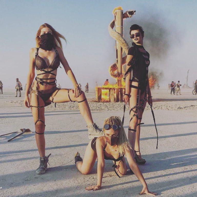 Fotografías del Festival Burning Man.
