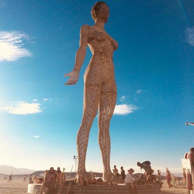 Fotografías del Festival Burning Man.