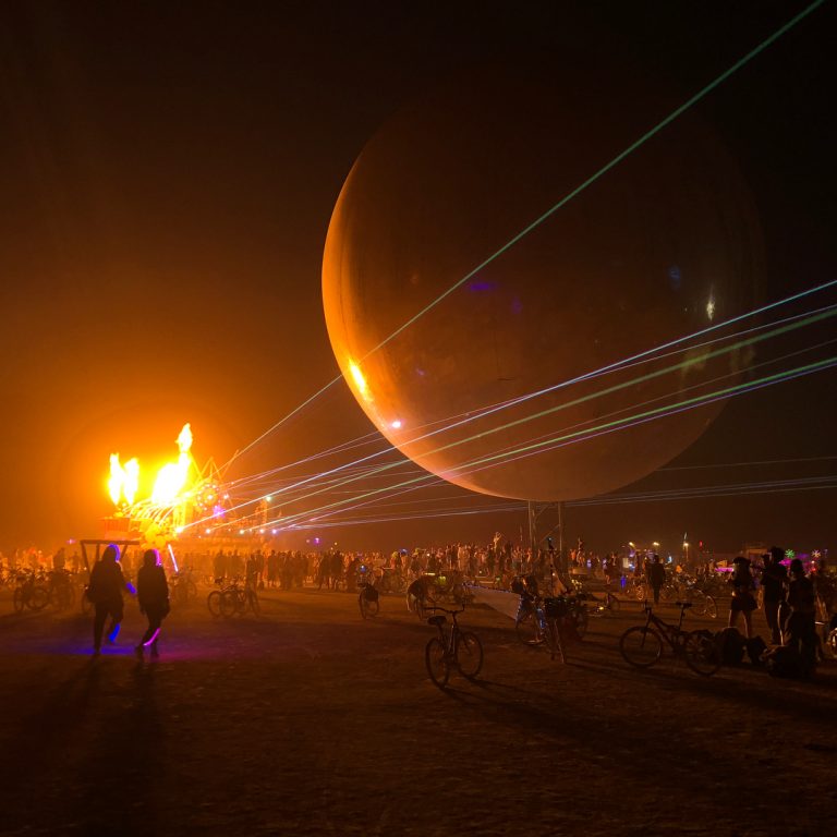 Fotografías del Festival Burning Man.
