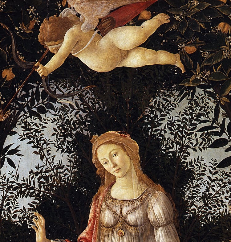 Botticelli 3 Primavera renacimiento arte pintura mitología historiadelarte