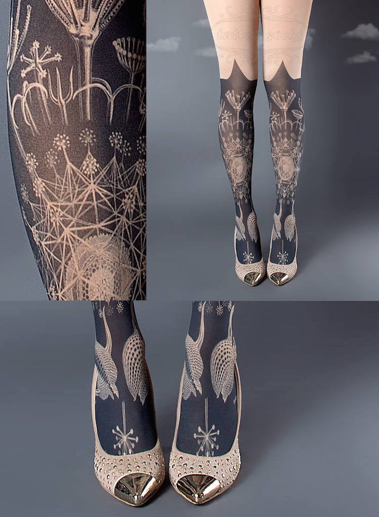 GabbyAndIdan 10 tattosocks tatuajes EfectoÓptico moda fashion medias ropa estilismo