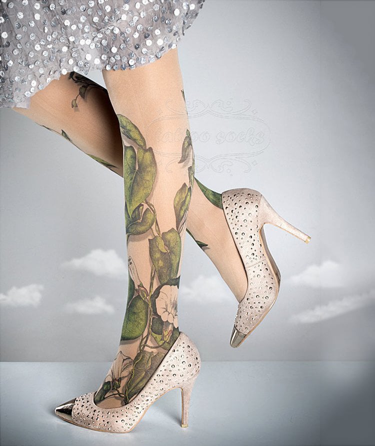 GabbyAndIdan 2 tattosocks tatuajes EfectoÓptico moda fashion medias ropa estilismo