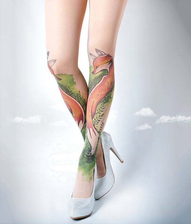 GabbyAndIdan 3 tattosocks tatuajes EfectoÓptico moda fashion medias ropa estilismo