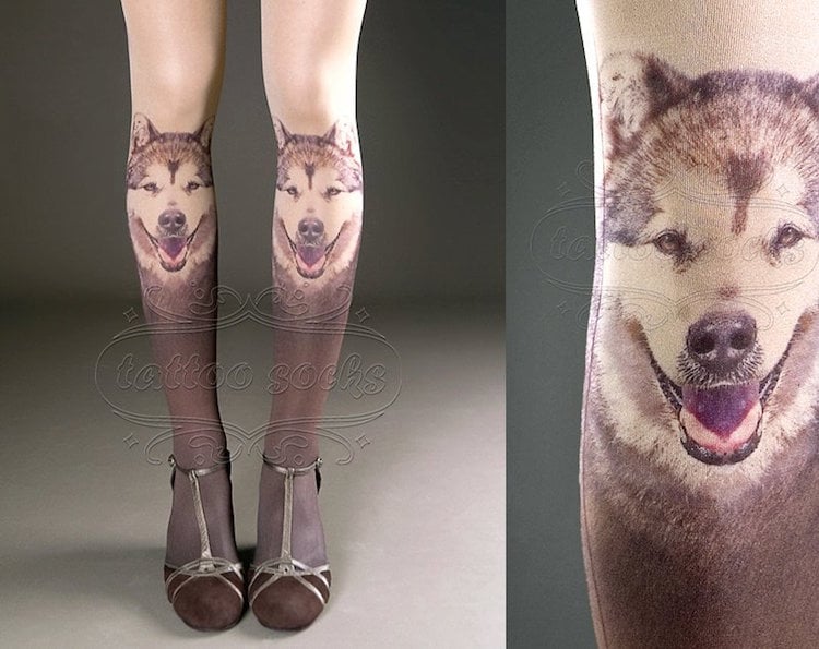 GabbyAndIdan 9 tattosocks tatuajes EfectoÓptico moda fashion medias ropa estilismo