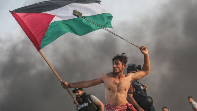 Mustafa Hassona palestino Delacroix
