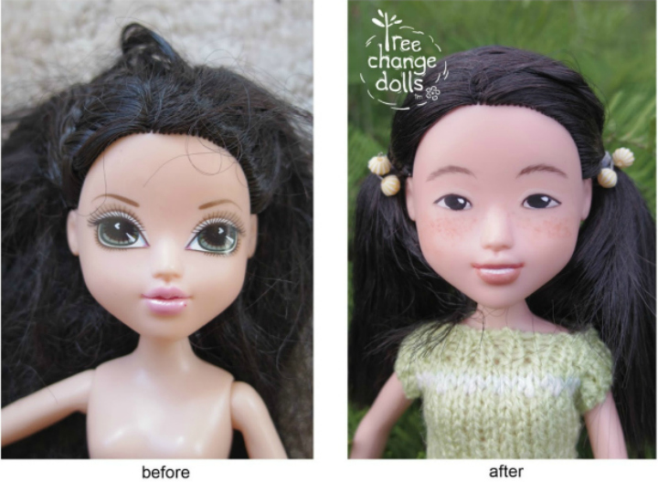Tree Change Doll Before and After 2 2