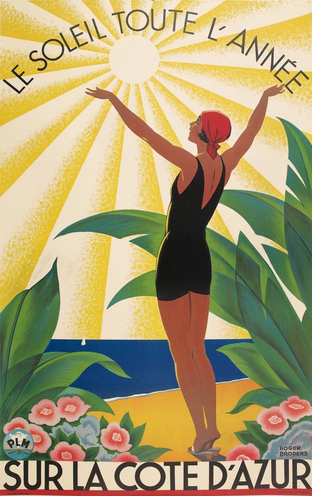 Roger Broders. La simplificación del paisaje y el culto al sol y al ocio.