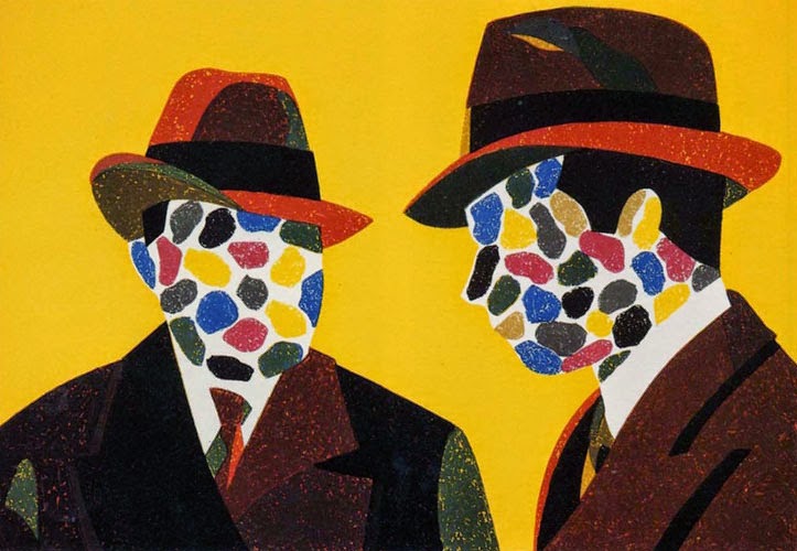 Naturaleza Viva, Fausto con sombrero. Eduardo Arroyo, 1976.